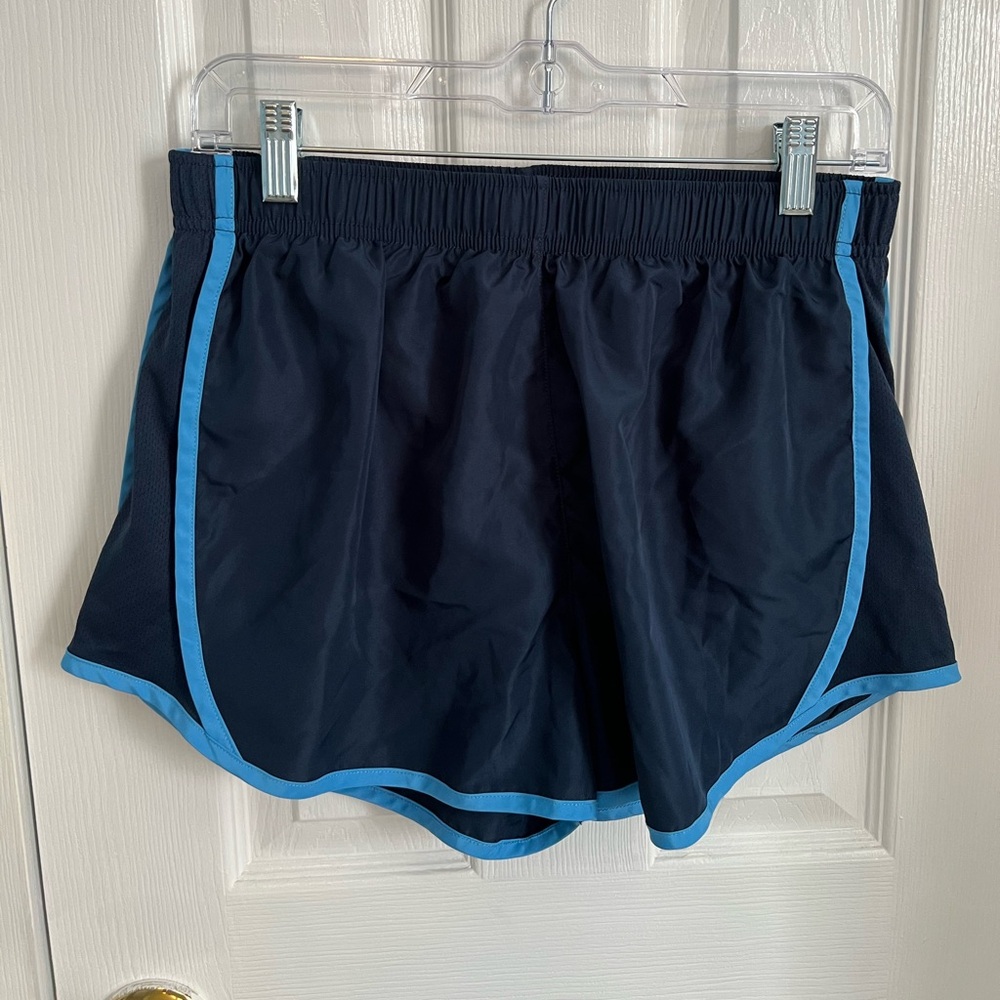 Member's Mark Womens Medium Polyester‎ Navy Lined Running Shorts